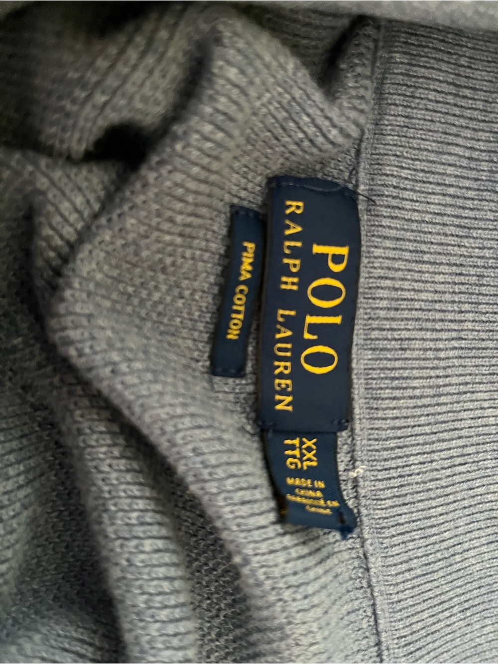 Polo by Ralph Lauren Light Blue Quarter-Zip Sweater - Picture 6 of 6